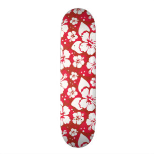 Hibiscus Flowers Pattern Persoonlijk Skateboard