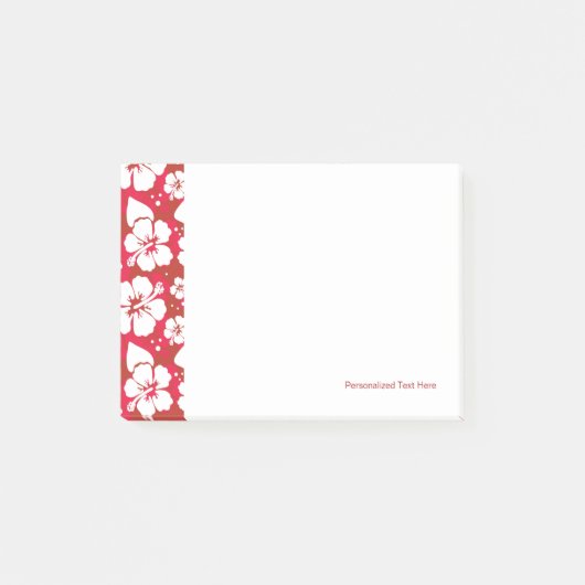Hibiscus Flowers Pattern Post-it® Notes (Voorkant)