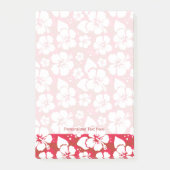 Hibiscus Flowers Pattern Post-it® Notes (Voorkant)