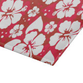 Hibiscus Flowers Pattern Snijplank (Hoek)