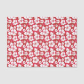 Hibiscus Flowers Pattern Tissuepapier (Voorkant)