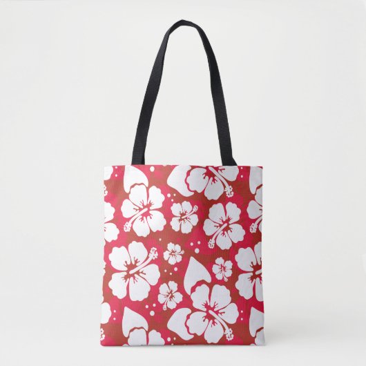 Hibiscus Flowers Pattern Tote Bag (Voorkant)