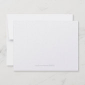 Hibiscus Flowers Post-Wedding Breakfast of Brunch Kaart (Achterkant)