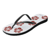 Hibiscus Flowers Teenslippers (Schuin)