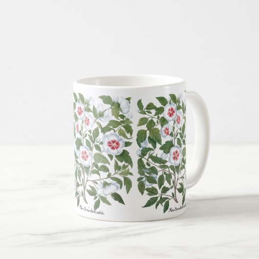 Hibiscus Flowers van Basilius Besler Koffiemok (Voorkant rechts)