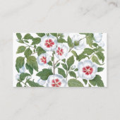  Hibiscus Flowers van Basilius Besler Visitekaartje (Achterkant)