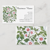  Hibiscus Flowers van Basilius Besler Visitekaartje (Voorkant / Achterkant)