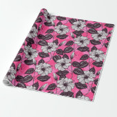 Hibiscus garden 2 cadeaupapier (Uitgerold)
