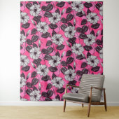 Hibiscus garden 2 wandkleed (In situ)