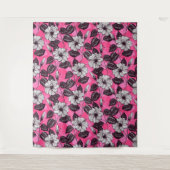 Hibiscus garden 2 wandkleed (Voorkant)