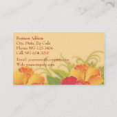hibiscus garden ~ bc visitekaartje (Achterkant)