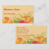 hibiscus garden ~ bc visitekaartje (Voorkant / Achterkant)