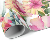 Hibiscus Garden Cadeaupapier (Rol Hoek)