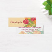 hibiscus garden ~ dankjewel label mini visitekaartjes (Bureau)