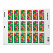 hibiscus garden ~ label (Full Sheet)