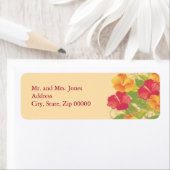 hibiscus garden ~ mailinglabel etiket (Insitu)