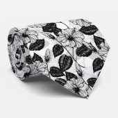 Hibiscus garden stropdas (Opgerold)