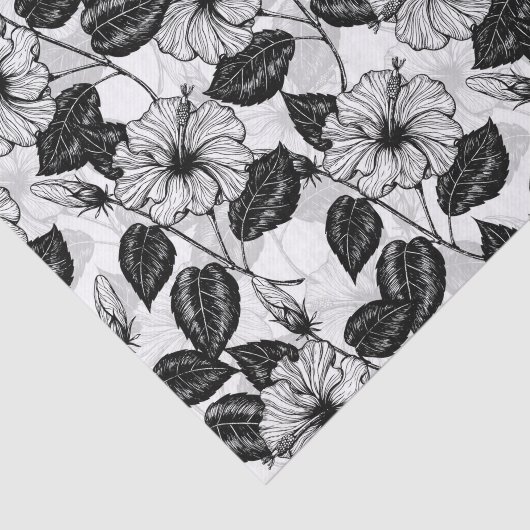 Hibiscus garden tissuepapier (Detail)