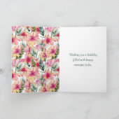 Hibiscus Garden voor 97e verjaardag Kaart (Binnen)
