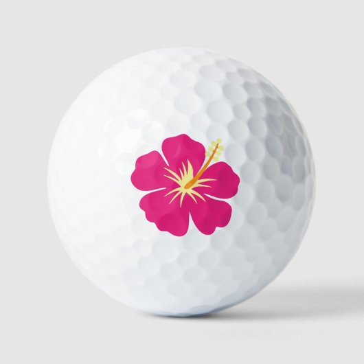 Hibiscus  golfballen (Voorkant)