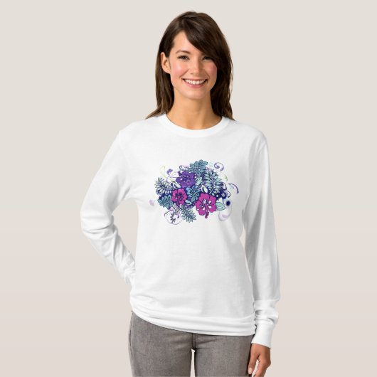 Hibiscus_Growth T-shirt (Voorkant volledig)