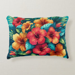 Hibiscus Harmony: Een Tropisch Tapestry Kussen Hoe
