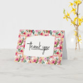 Hibiscus - Hartelijk dank Kaart (Gele Bloem)