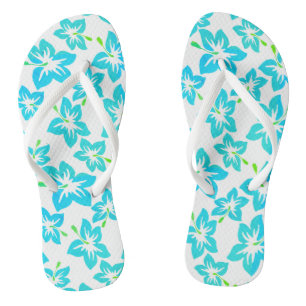 Hibiscus Hawaiiaans patroon teenslippers