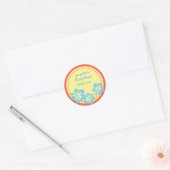 Hibiscus Hawaiiaanse Sticker (Envelop)