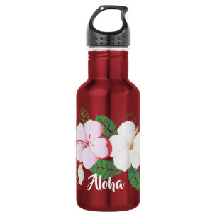 Hibiscus Hawaiiaanse Tropische Bloem Waterfles