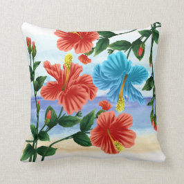 Hibiscus Hawaiian Pillow Kussen