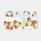 Hibiscus Hawaiian Tropical Floral Wedding Bedankdoosjes (Uitgevouwen)