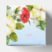 Hibiscus Hawiiaans Tropisch | Event Favor Box Bedankdoosjes (Bovenkant)