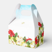 Hibiscus Hawiian Tropical | Aanpassing van de verj Bedankdoosjes (Achterkant)