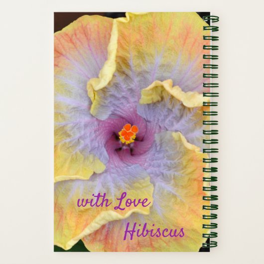 Hibiscus Het kweken van Mijn Tuin met Liefde Tuini Notitieboek (Achterkant)