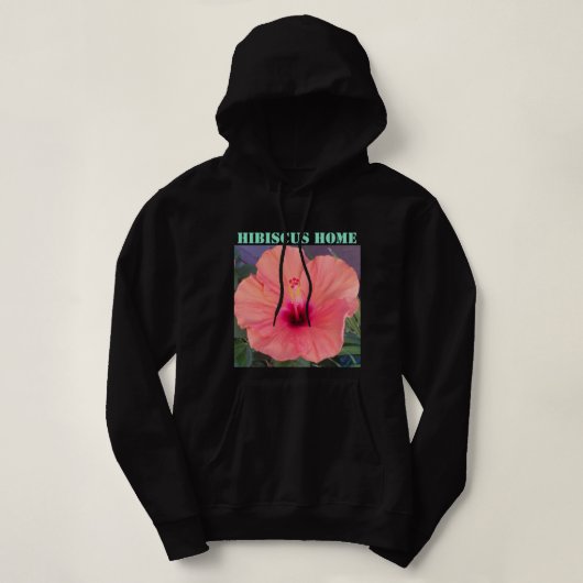 HIBISCUS HOME HOODIE (Design voorkant)