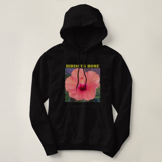HIBISCUS HOME HOODIE (Design voorkant)