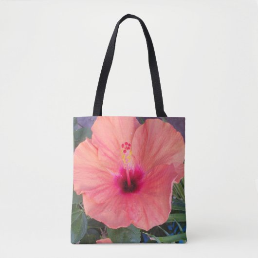 Hibiscus Home Tote Bag (Voorkant)