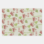 Hibiscus Honu Mele Kalikimaka Gift Wrap Inpakpapier Vel (Voorkant 2)