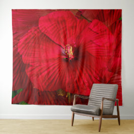 Hibiscus houdt van..... wandkleed