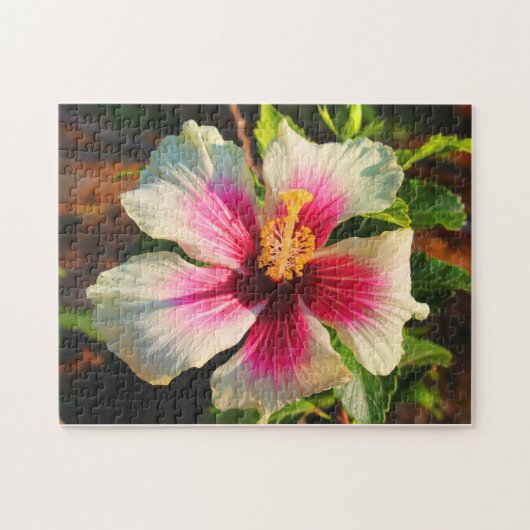 Hibiscus in Oahu, Hawaï Legpuzzel (Horizontaal)