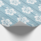 Hibiscus inpakpapier Driftwood Beach. (Hoek)