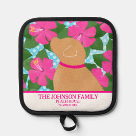 Hibiscus Island Geel Hondenpot Houder