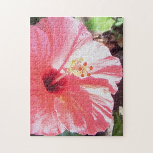 * Hibiscus * Jigzaag Puzzle Legpuzzel (Verticaal)