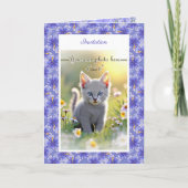 Hibiscus & kant BLAUW (Voorkant)