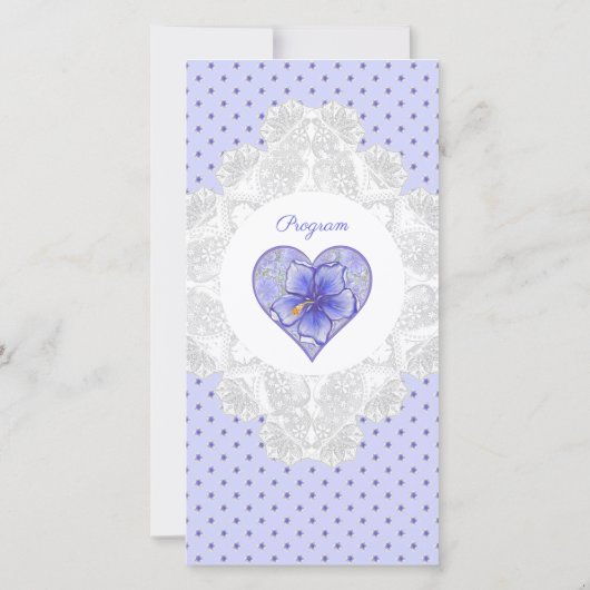 Hibiscus & kant BLAUW (Achterkant)