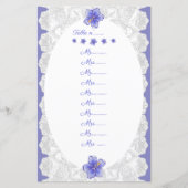 Hibiscus & kant BLAUW (Voorkant)