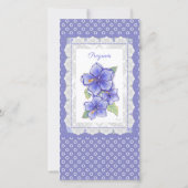 Hibiscus & kant BLAUW (Achterkant)