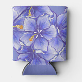 Hibiscus & kant BLAUW Blikjeskoeler