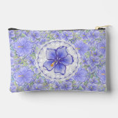 Hibiscus & kant BLAUW Etui (Achterkant)